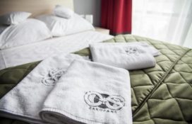Ręczniki hotelowe białe z wszywkami Konfekcja Hotelowa Mabotex